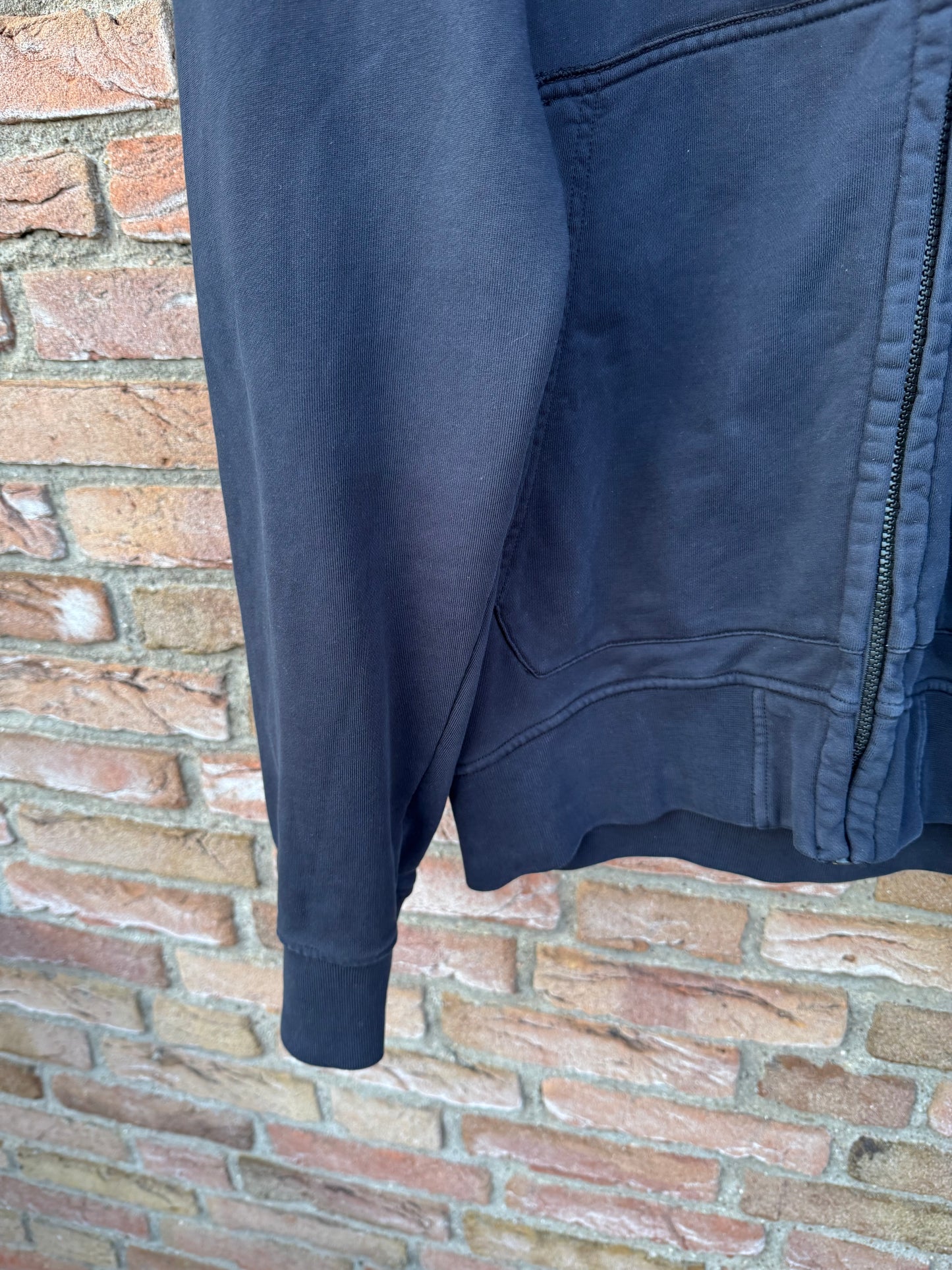 Stone Island Zipped Hoodie - L