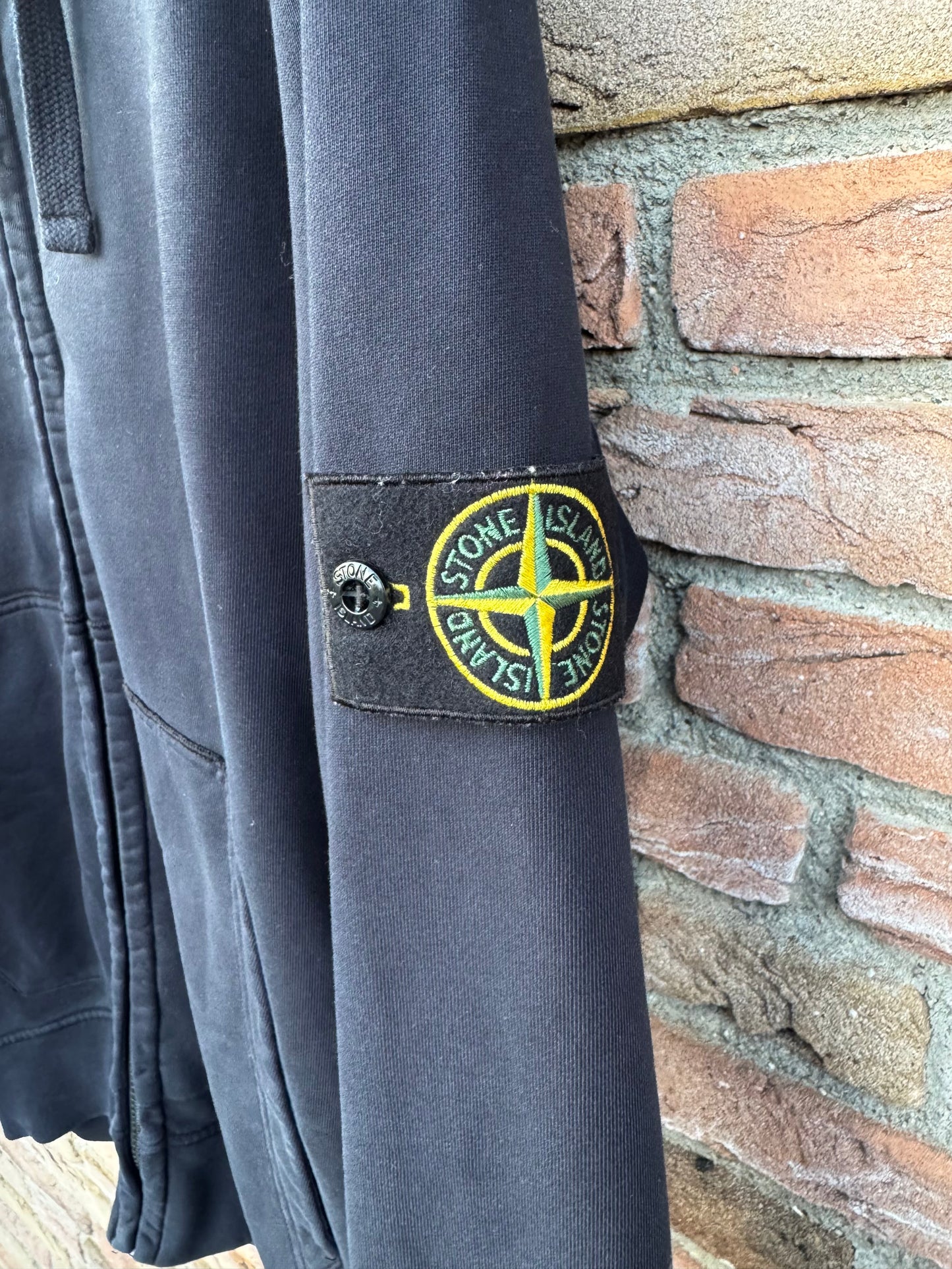 Stone Island Zipped Hoodie - L
