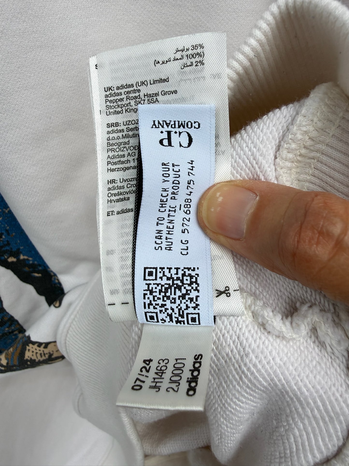 C.P. Company x Adidas SPZL Sweatshirt - XL