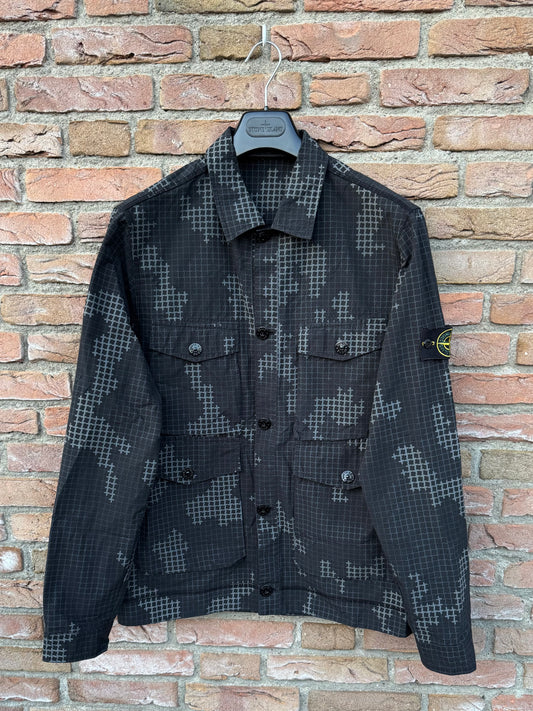 Stone Island Grid Camo Overshirt - L
