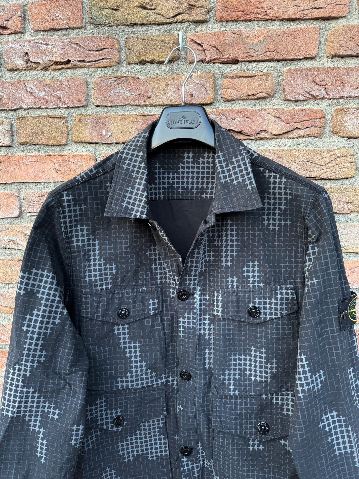 Stone Island Grid Camo Overshirt - L