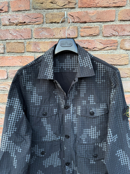 Stone Island Grid Camo Overshirt - L