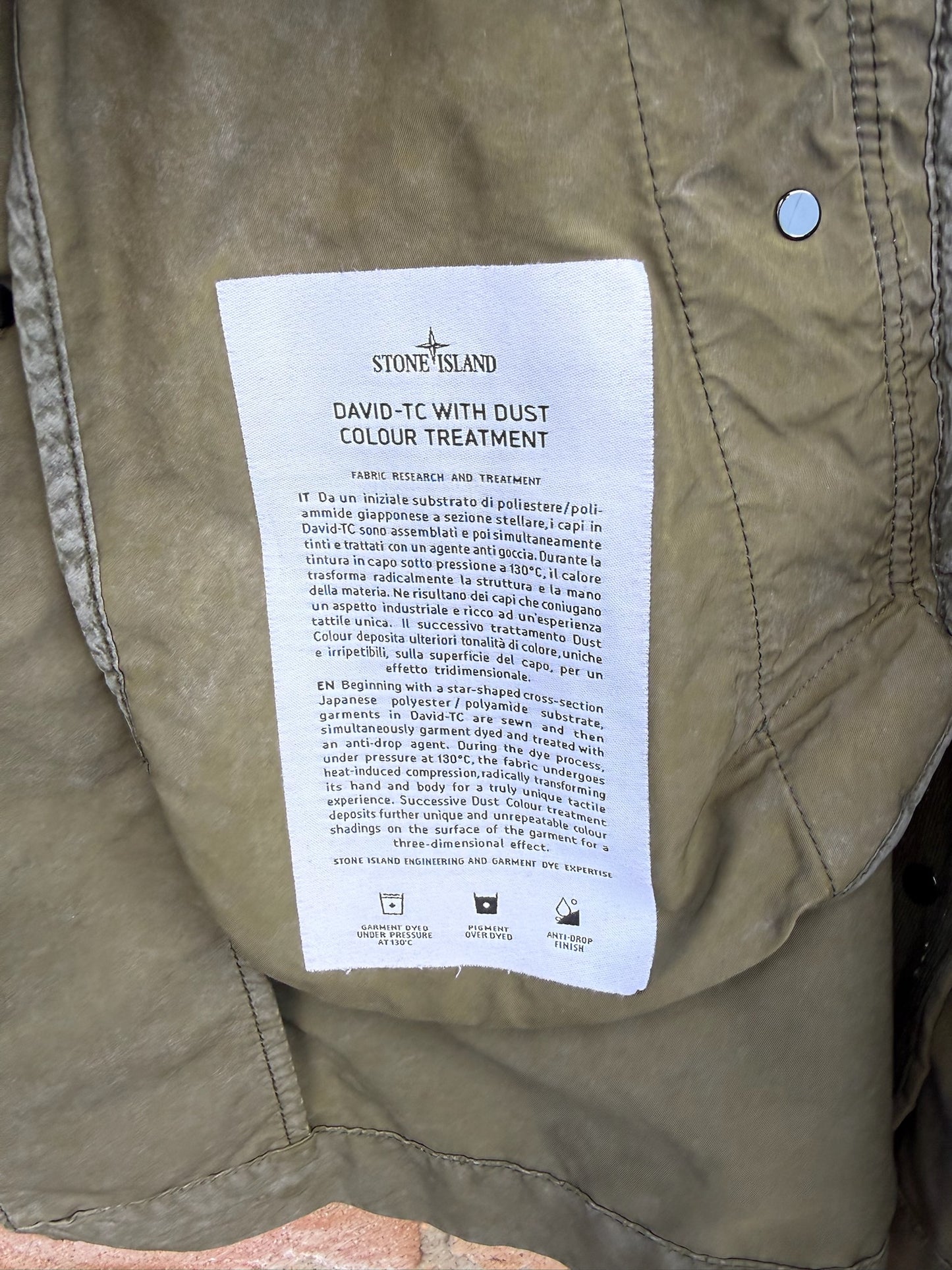 Stone Island David-TC with Dust Jacket - L