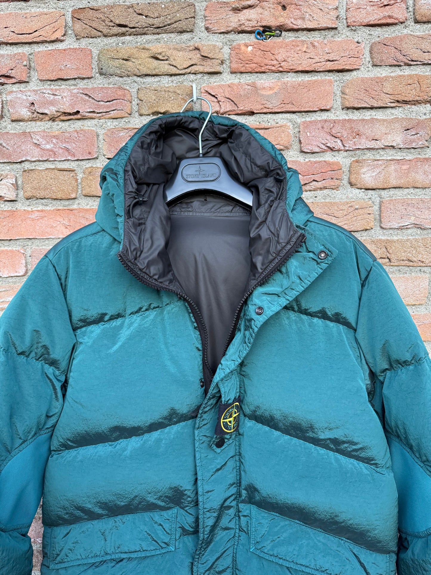 Stone Island Reversilbe Nylon Metal Daunenjacke - M