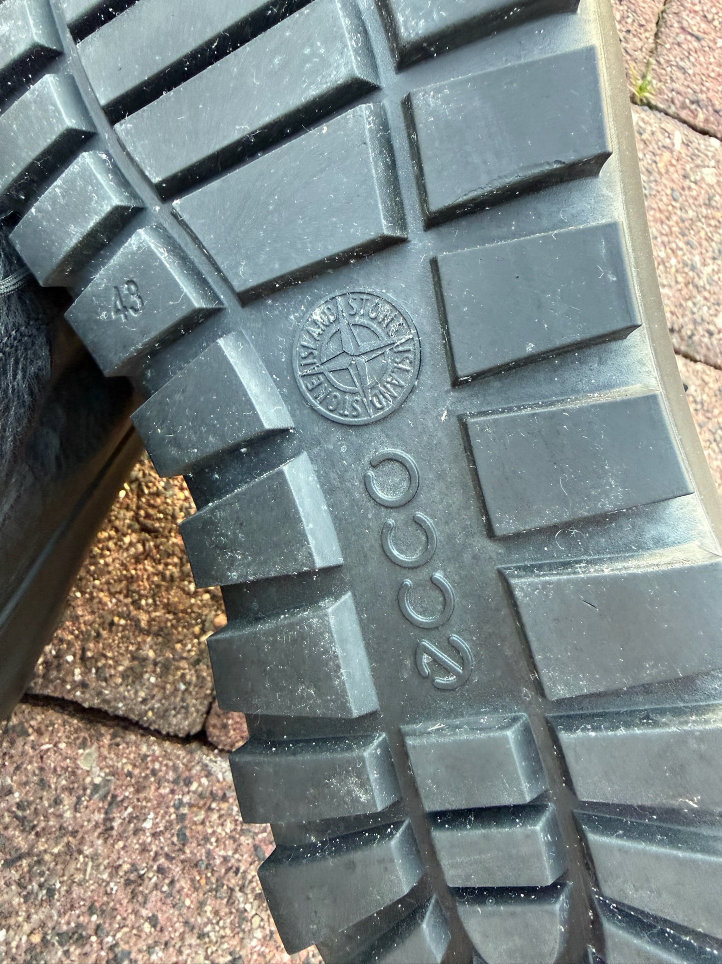 Stone Island x Ecco Leather Boots - UK 9