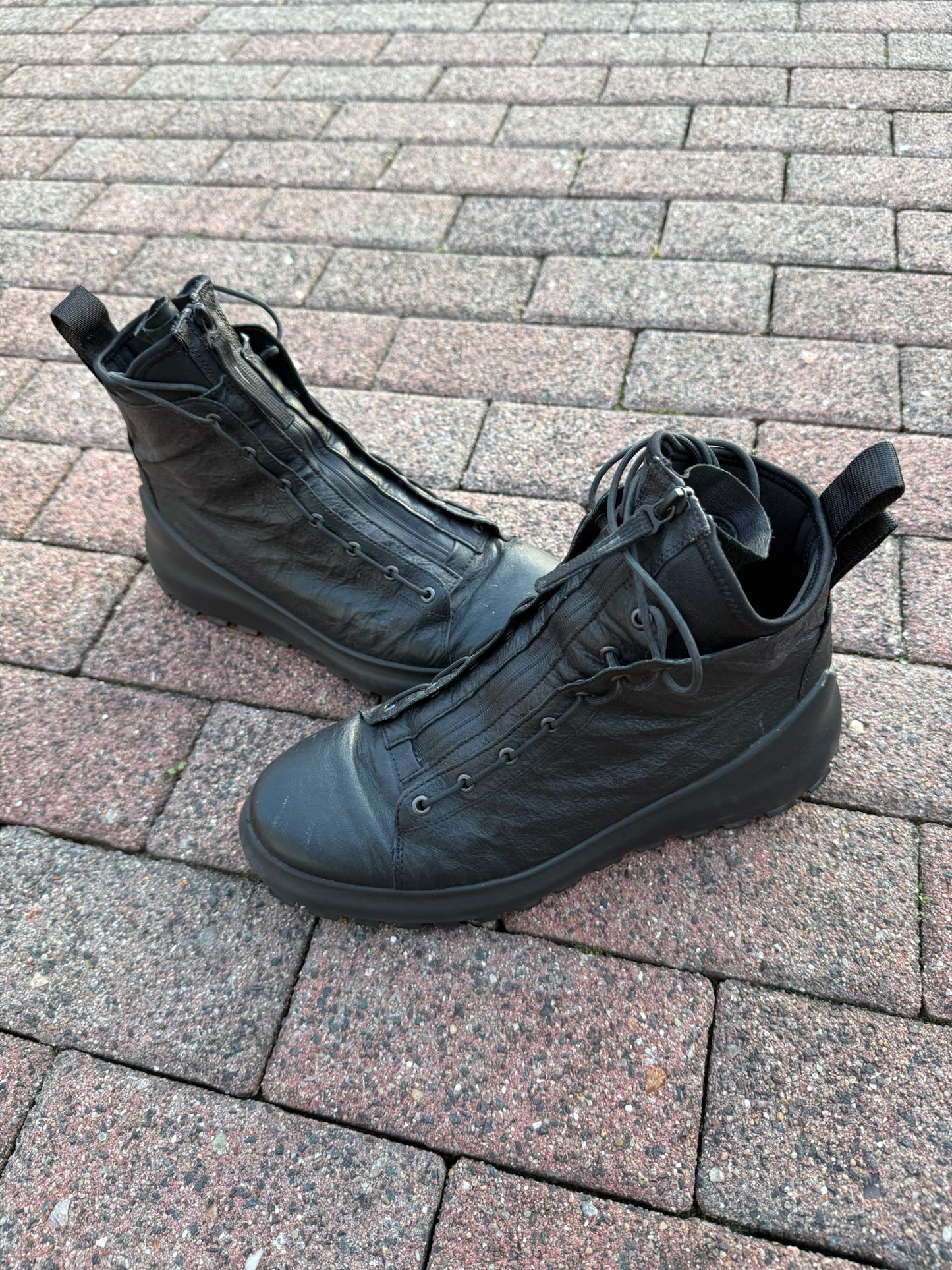Stone Island x Ecco Leather Boots - UK 9