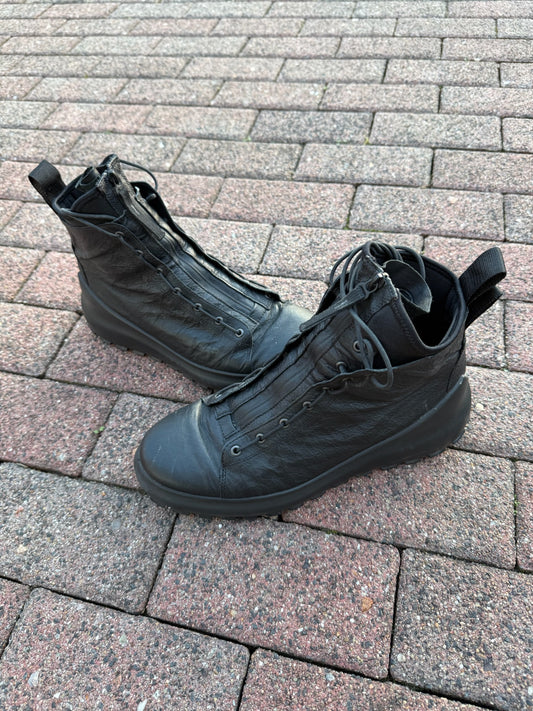 Stone Island x Ecco Leather Boots - UK 9