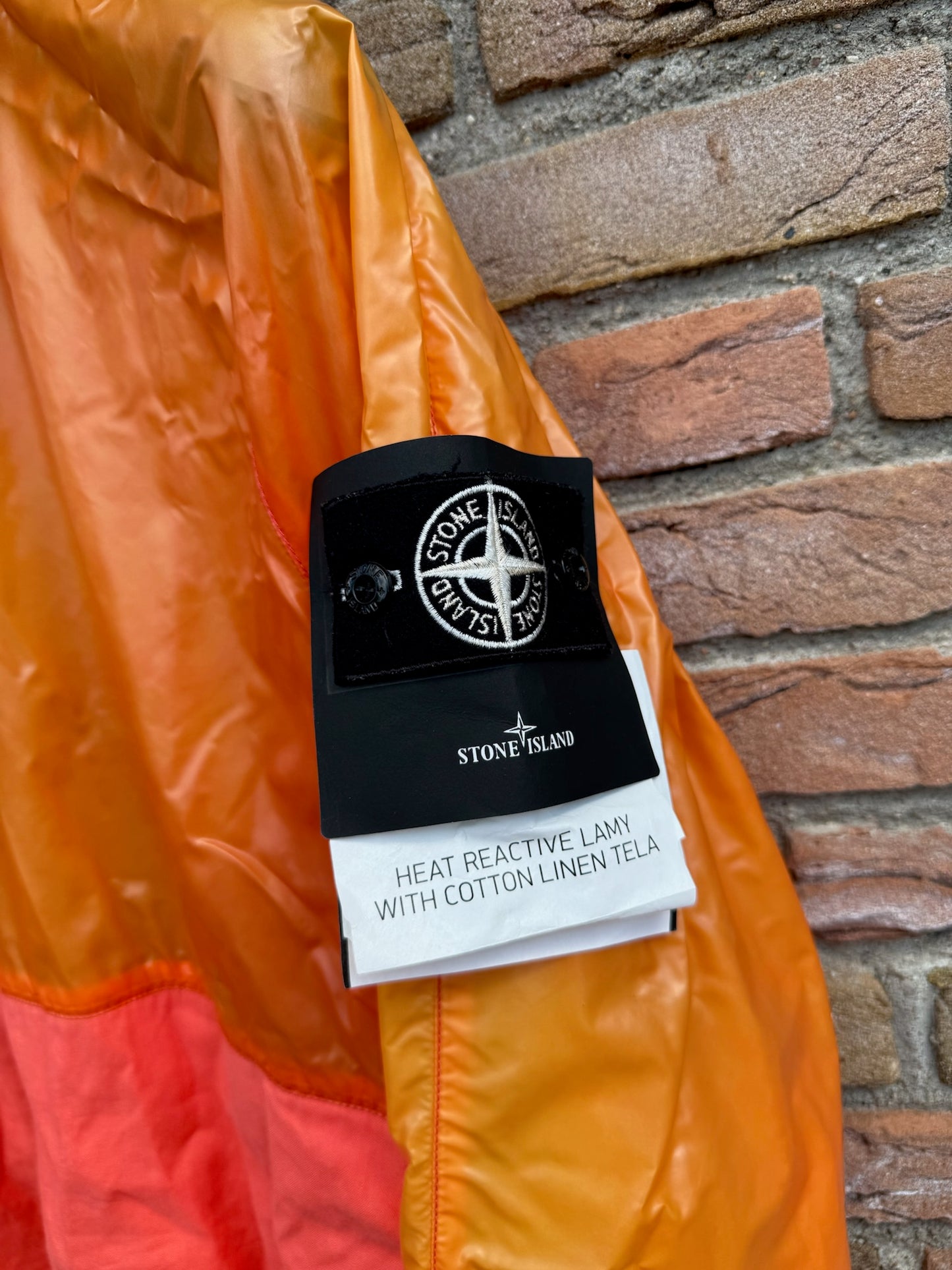 Stone Island Heat Reactive Lamy with Cotton Linen Tela Jacket - L