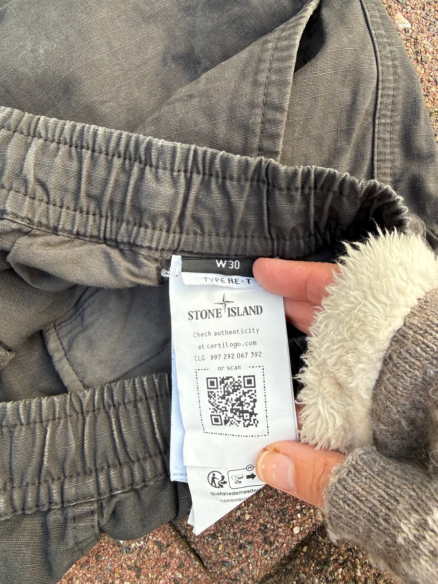 Stone Island Ripstop Cargos - W30