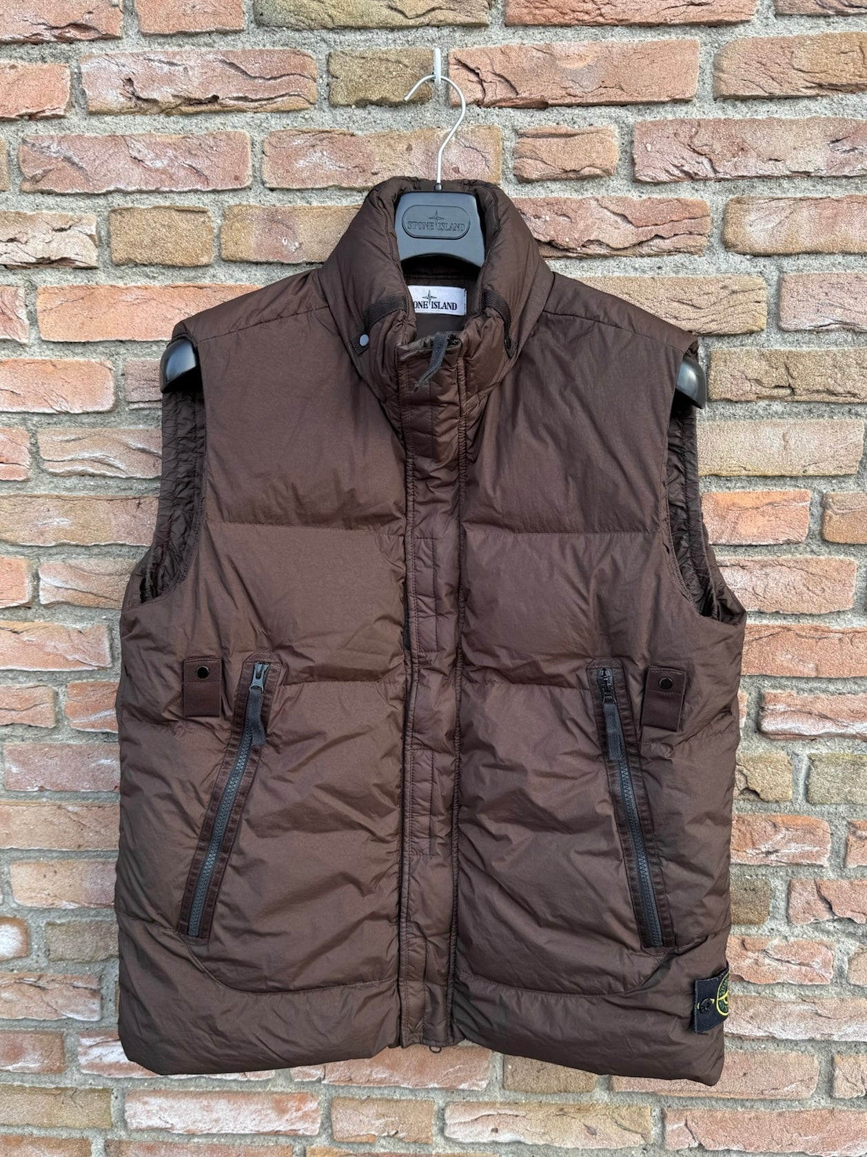 Stone Island Garment Dyed Crinkle Reps NY Down Gilet - L