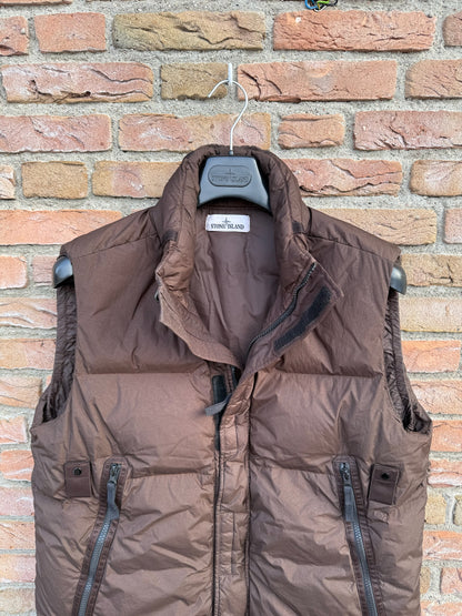 Stone Island Garment Dyed Crinkle Reps NY Down Gilet - L