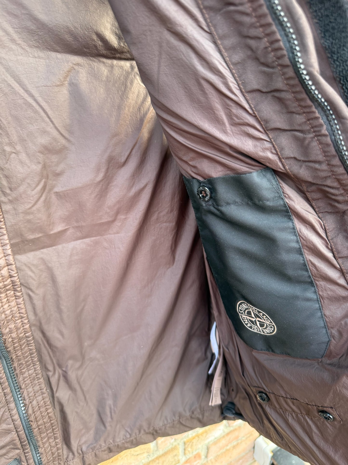 Stone Island Garment Dyed Crinkle Reps NY Down Gilet - L