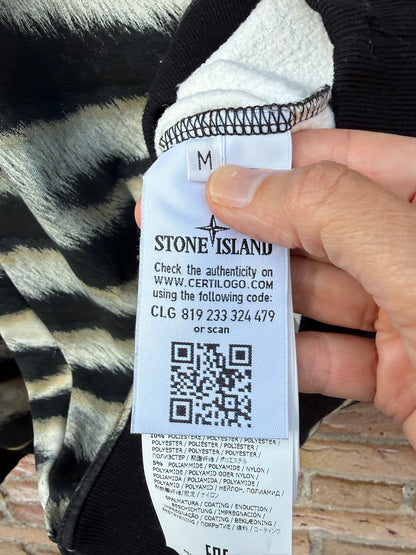 Stone Island White Tiger Camo Sweatshirt - M