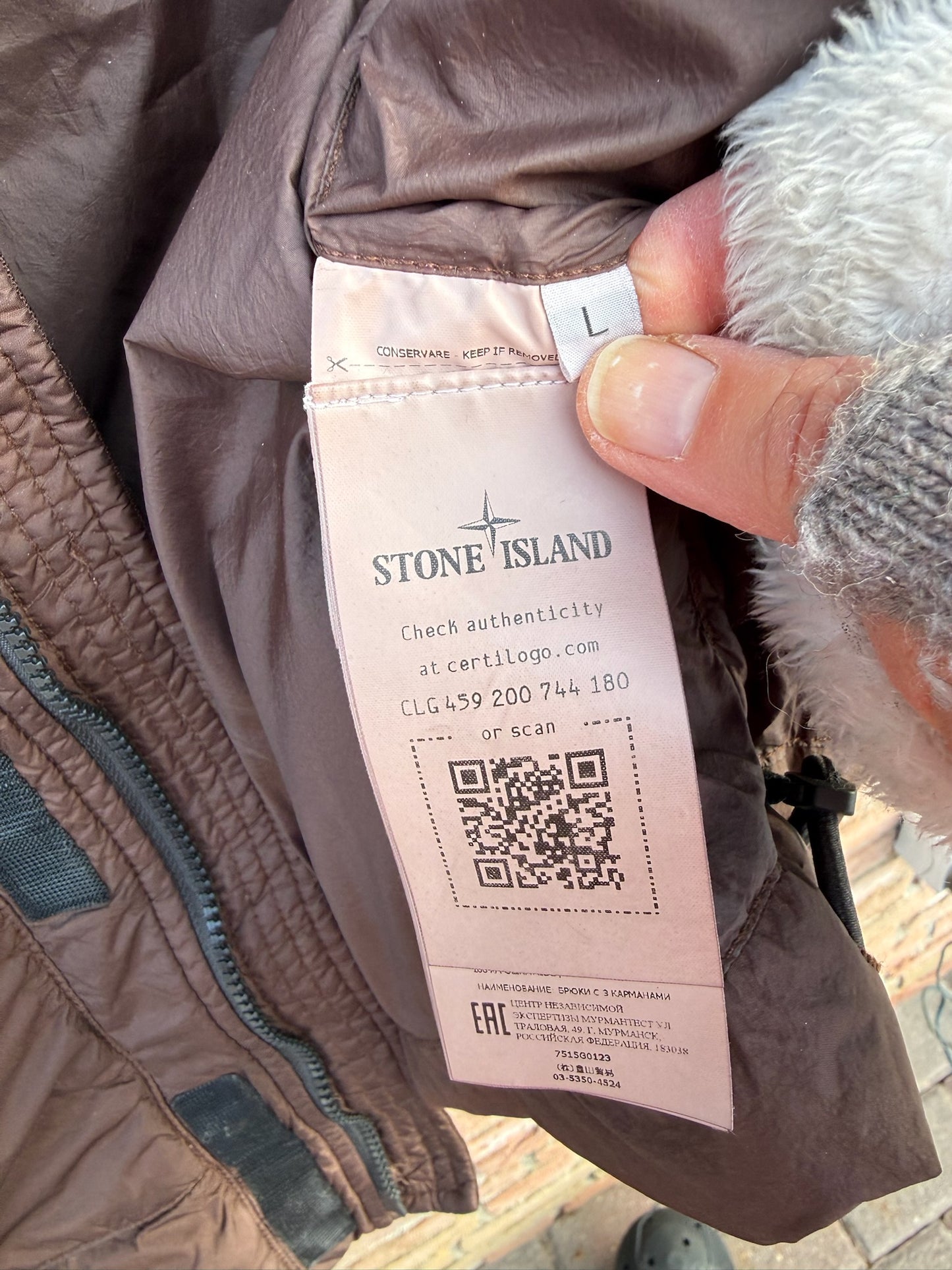 Stone Island Garment Dyed Crinkle Reps NY Down Gilet - L