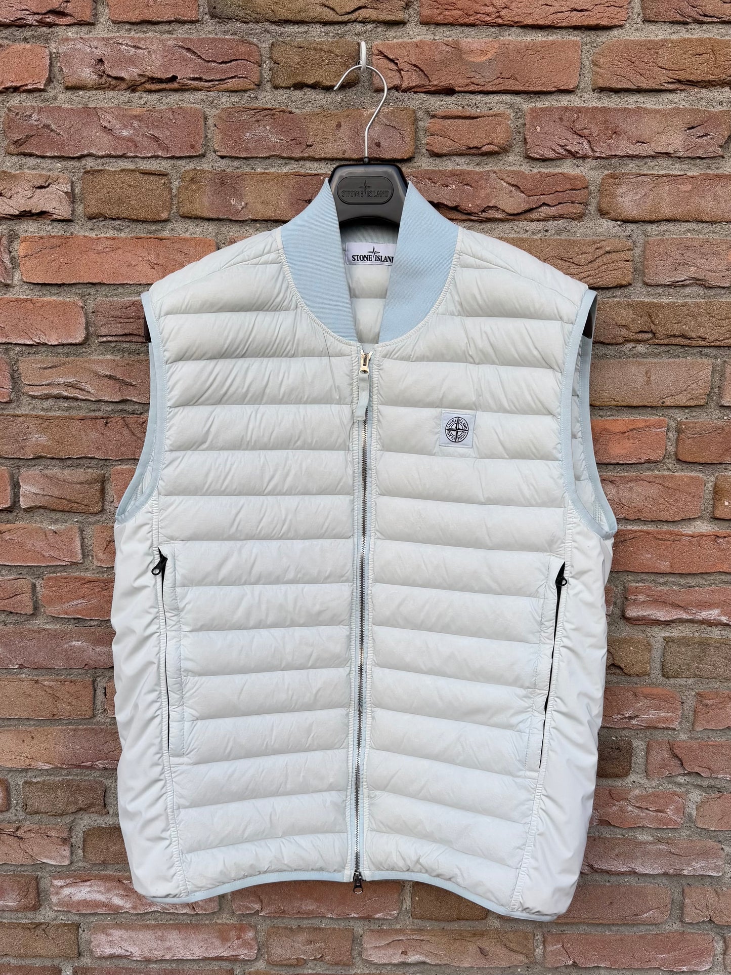 Stone Island Loom Woven Down Nylon Gilet - XL