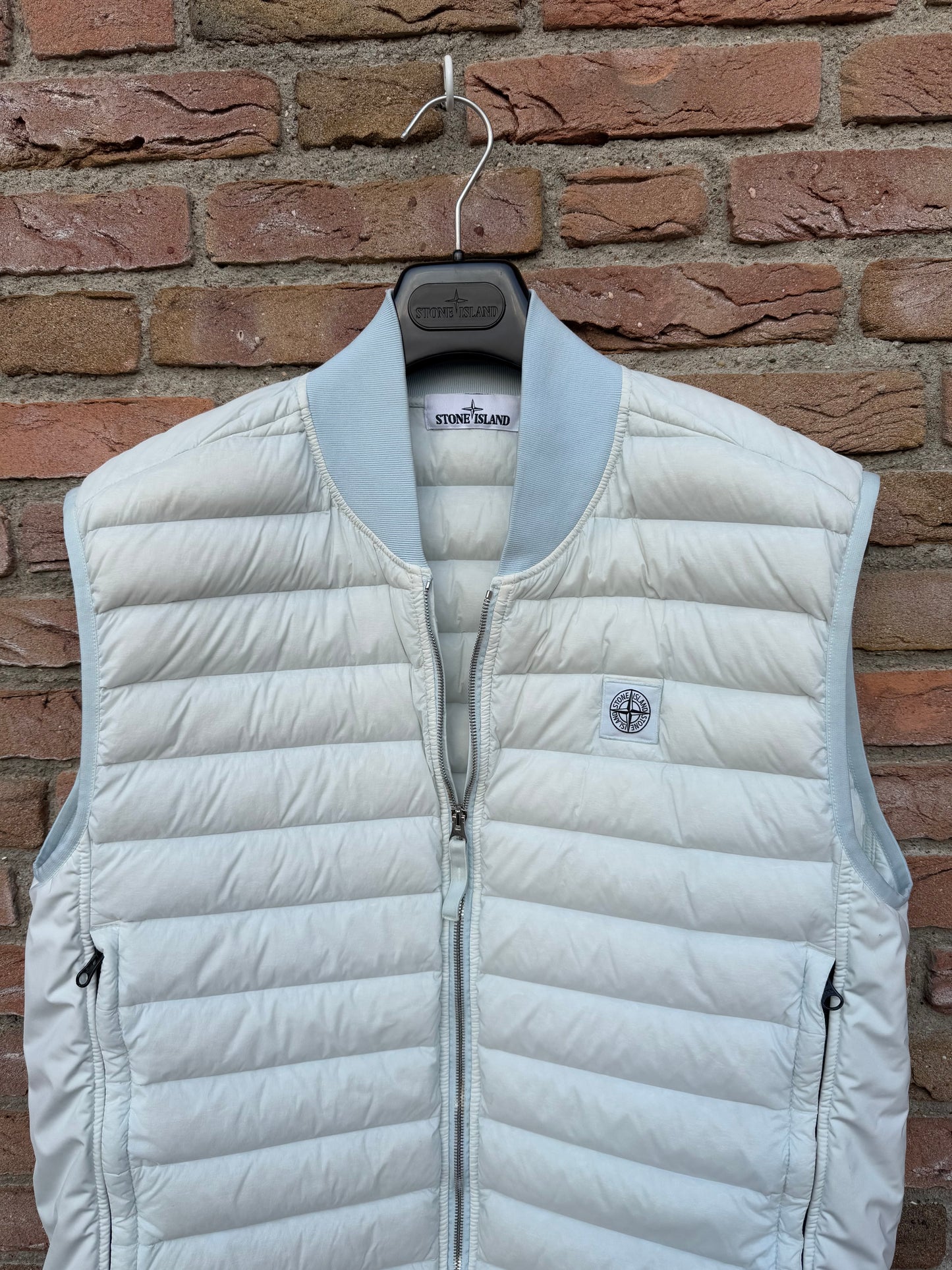 Stone Island Loom Woven Down Nylon Gilet - XL