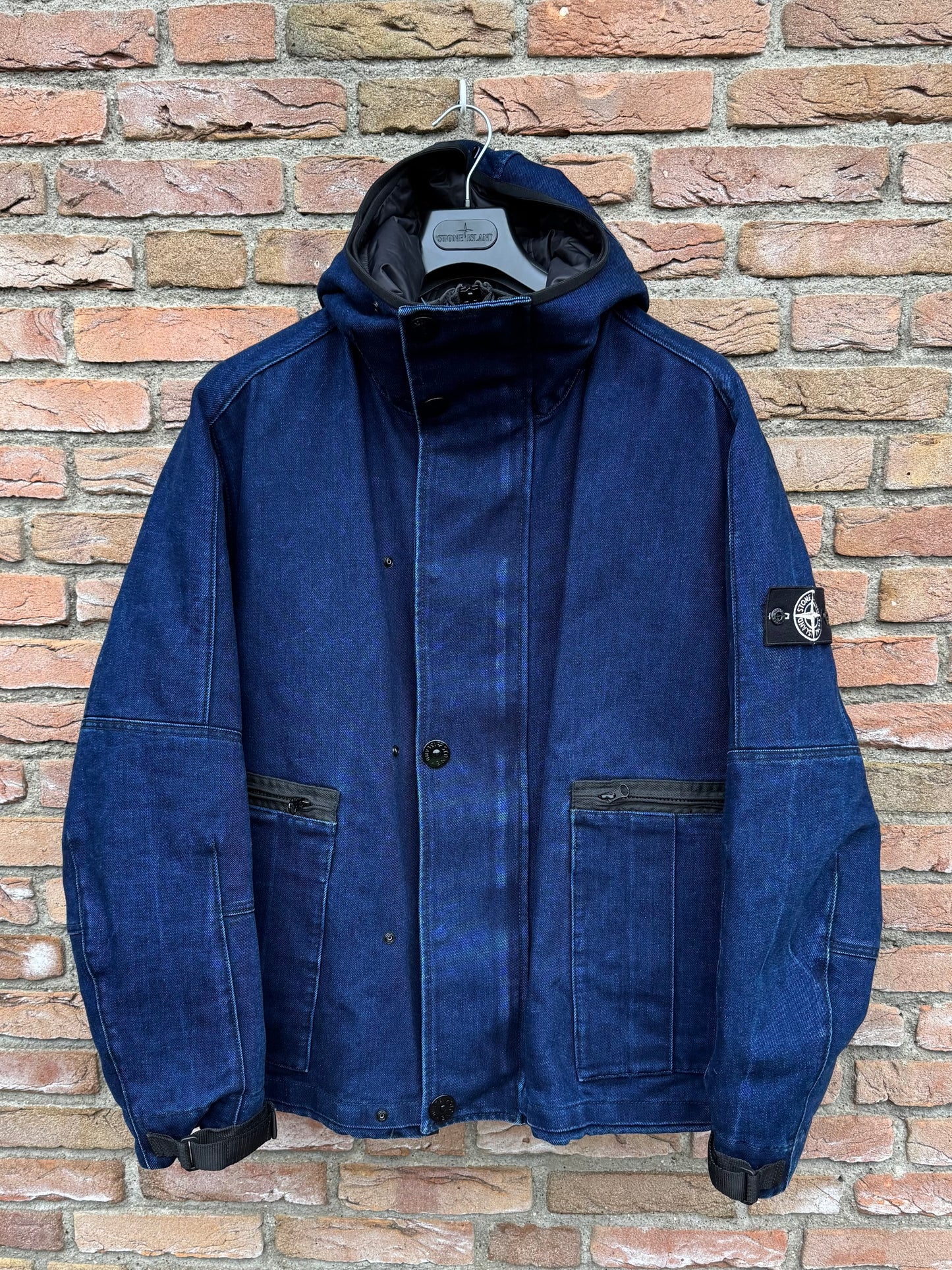Stone Island Polypropylene Denim Jacke - XXL