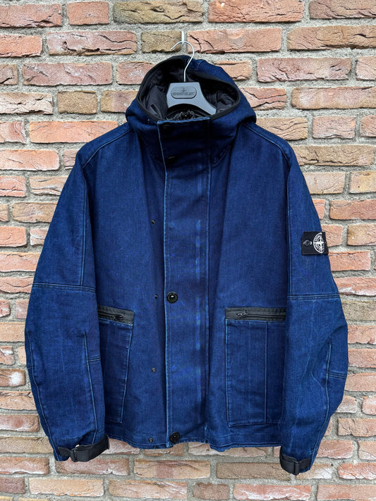 Stone Island Polypropylene Denim Jacke - XXL