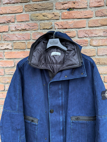 Stone Island Polypropylene Denim Jacke - XXL
