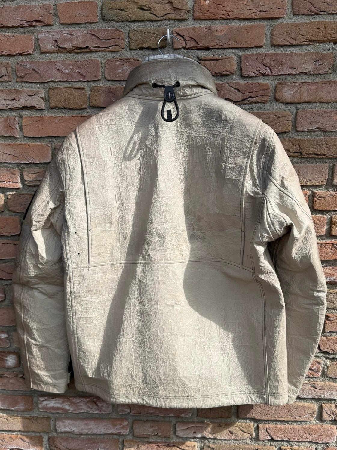 Stone Island Ice Jacket in Dyneema Boned Leather Jacket - L