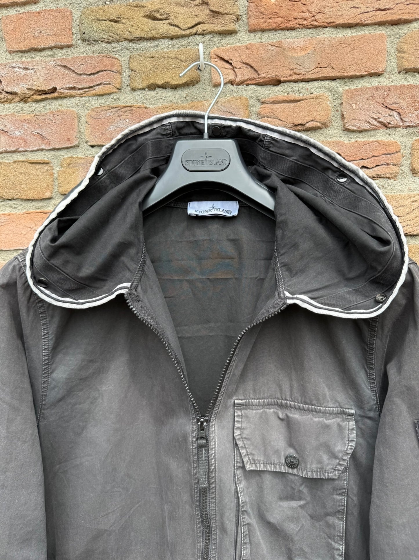Stone Island Hooded Overshirt - L