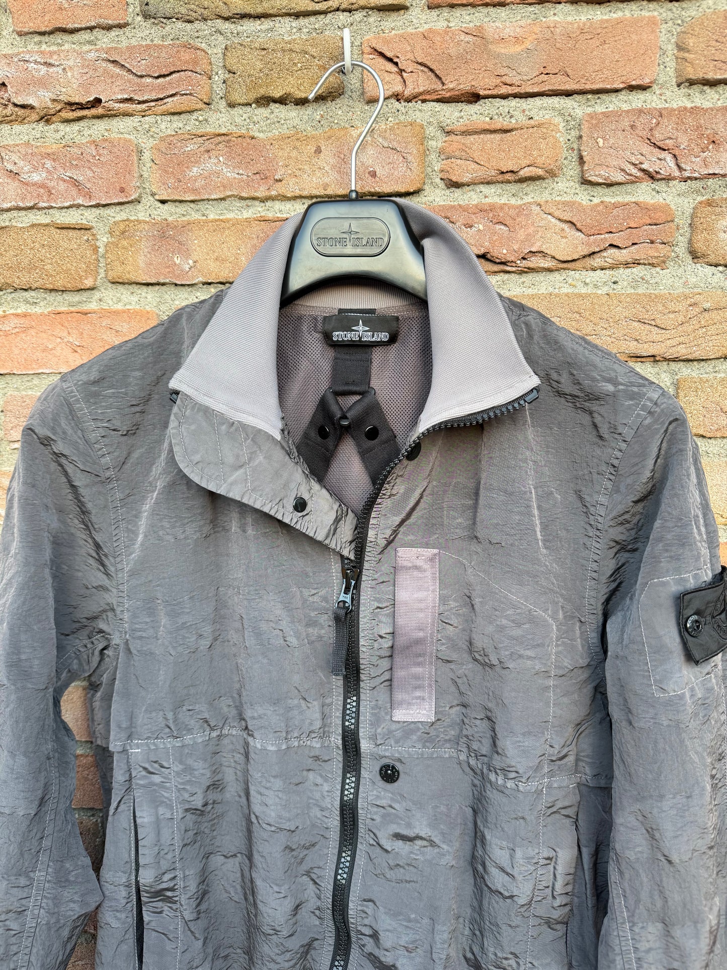 Stone Island Shadow Project Striped Nylon Metal Jacket - S