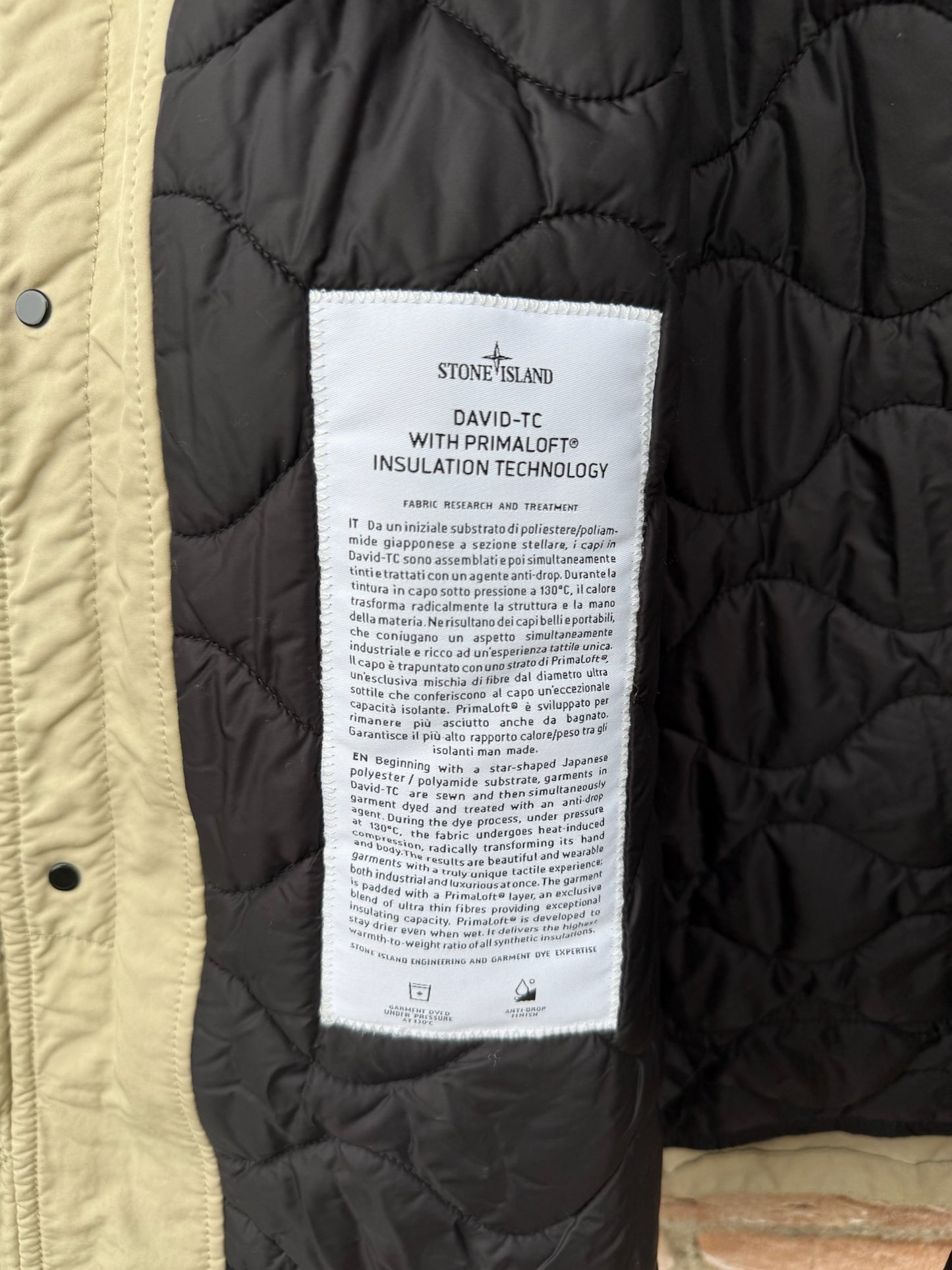 Stone Island David-TC Primaloft Jacket - L