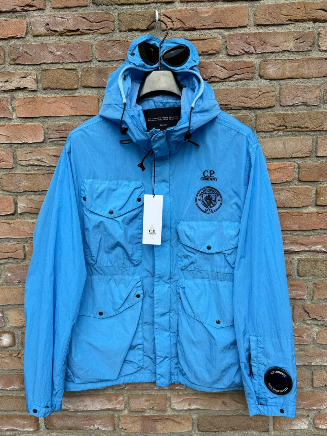 C.P. Company Manchester City Eco-Chrome R La Mille Jacket - L