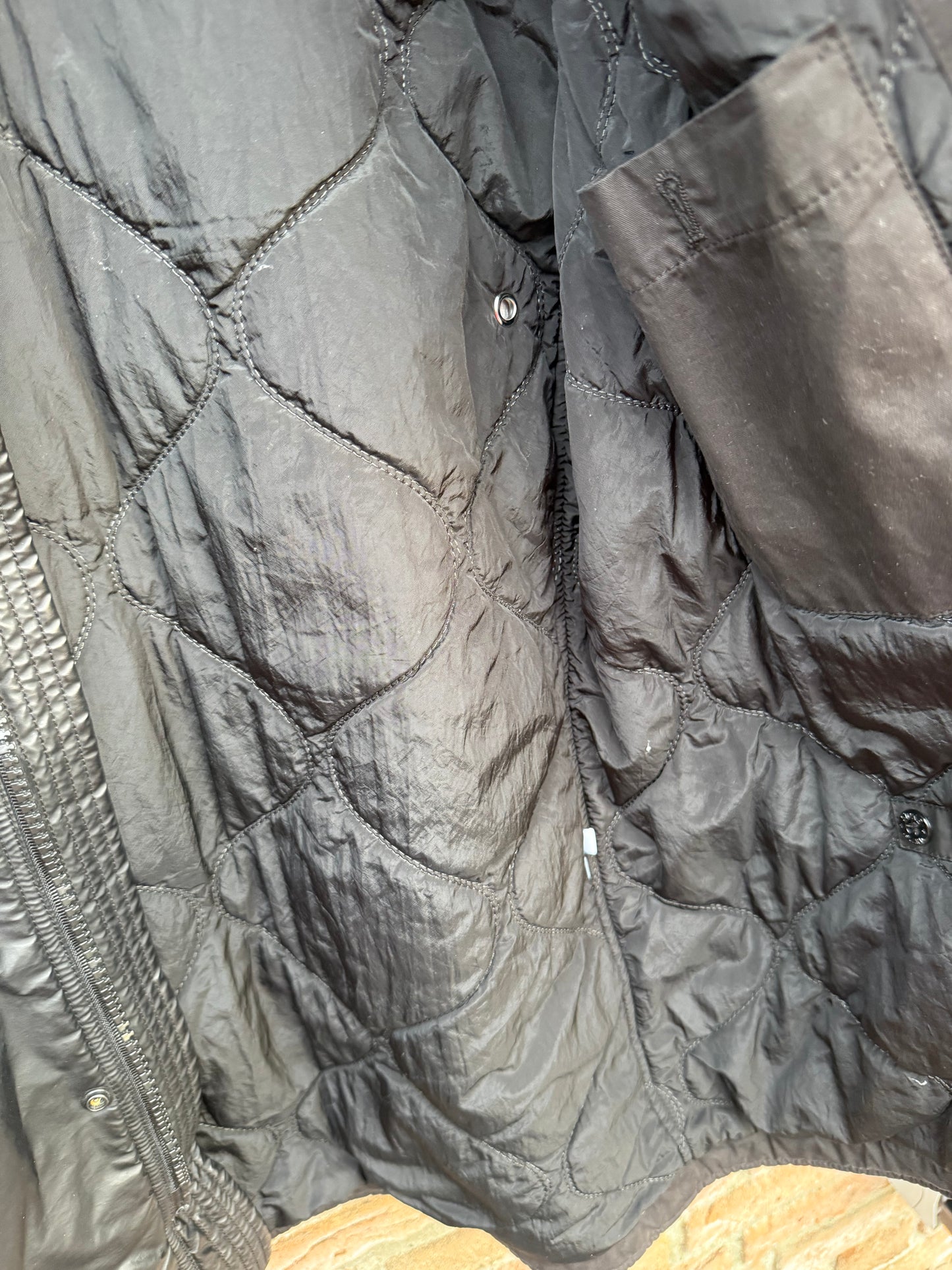 Stone Island Panno Tinto in Capo Piu Mussola Gommata Ghost Jacket - XL