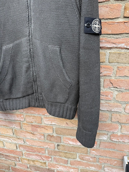 Stone Island Graphite Knit Jacket - L