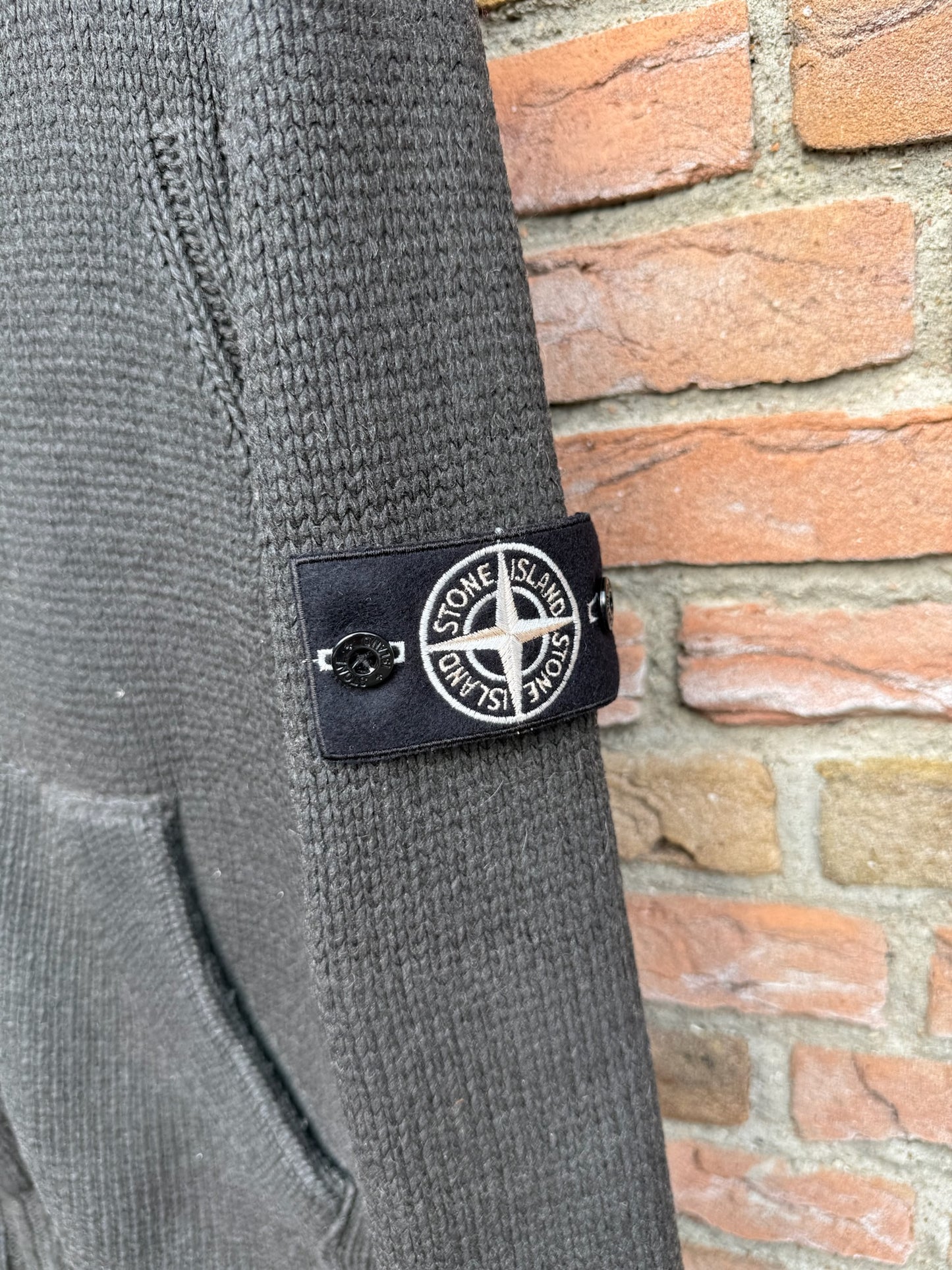 Stone Island Graphite Knit Jacket - L