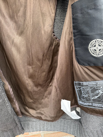 Stone Island Graphite Knit Jacket - L