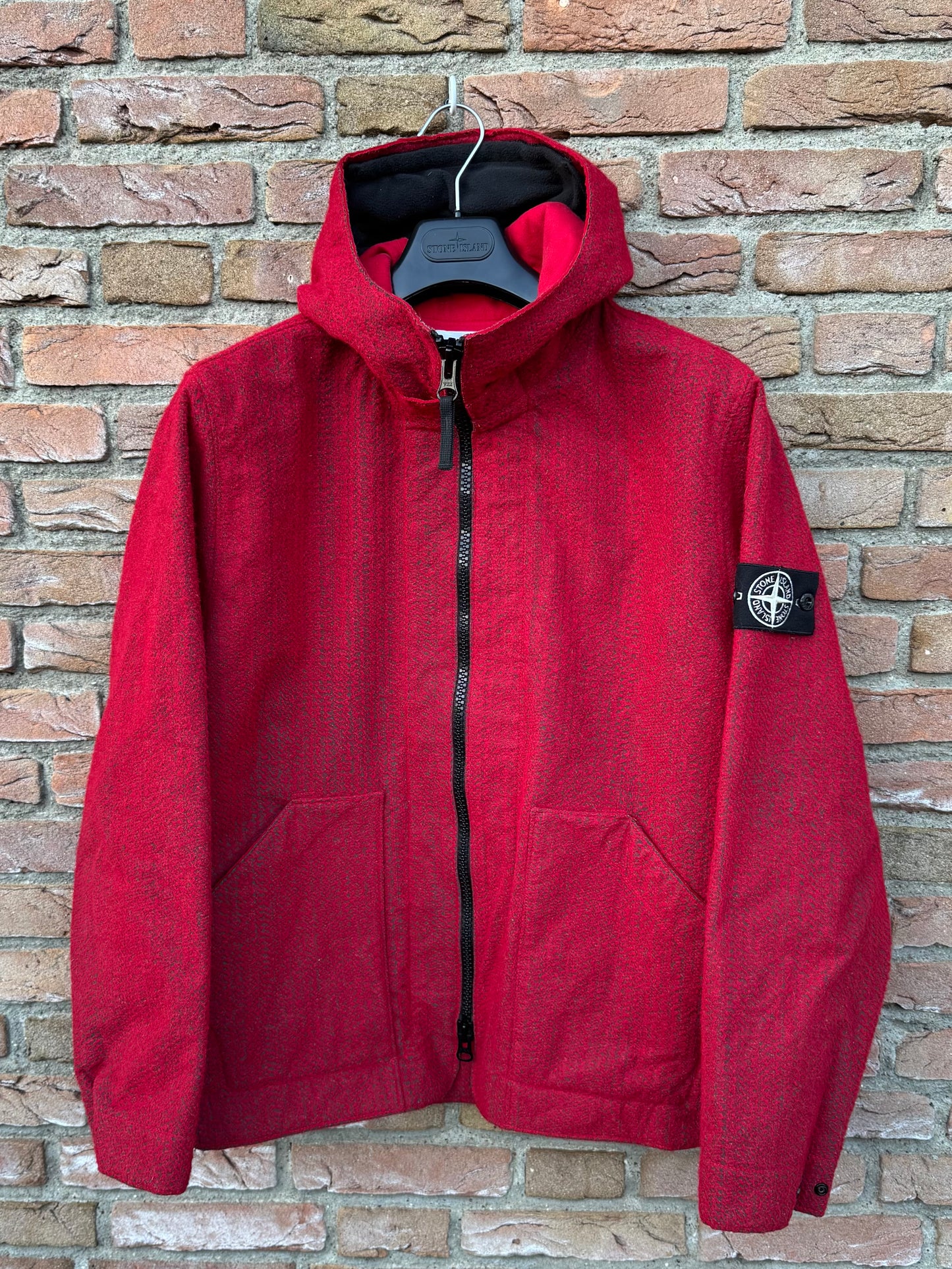 Stone Island Needle Punched Reflective Jacket - M