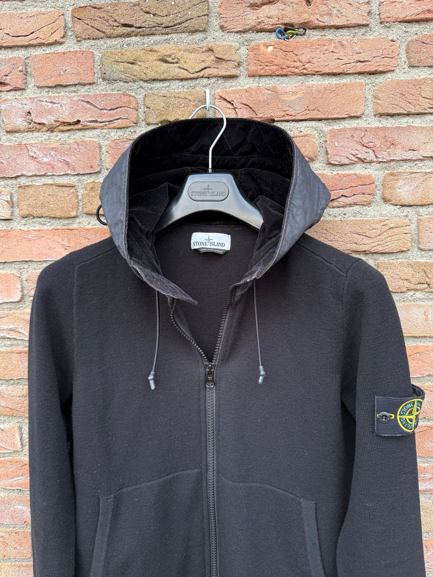Stone Island Knit Zipped Hoodie - M