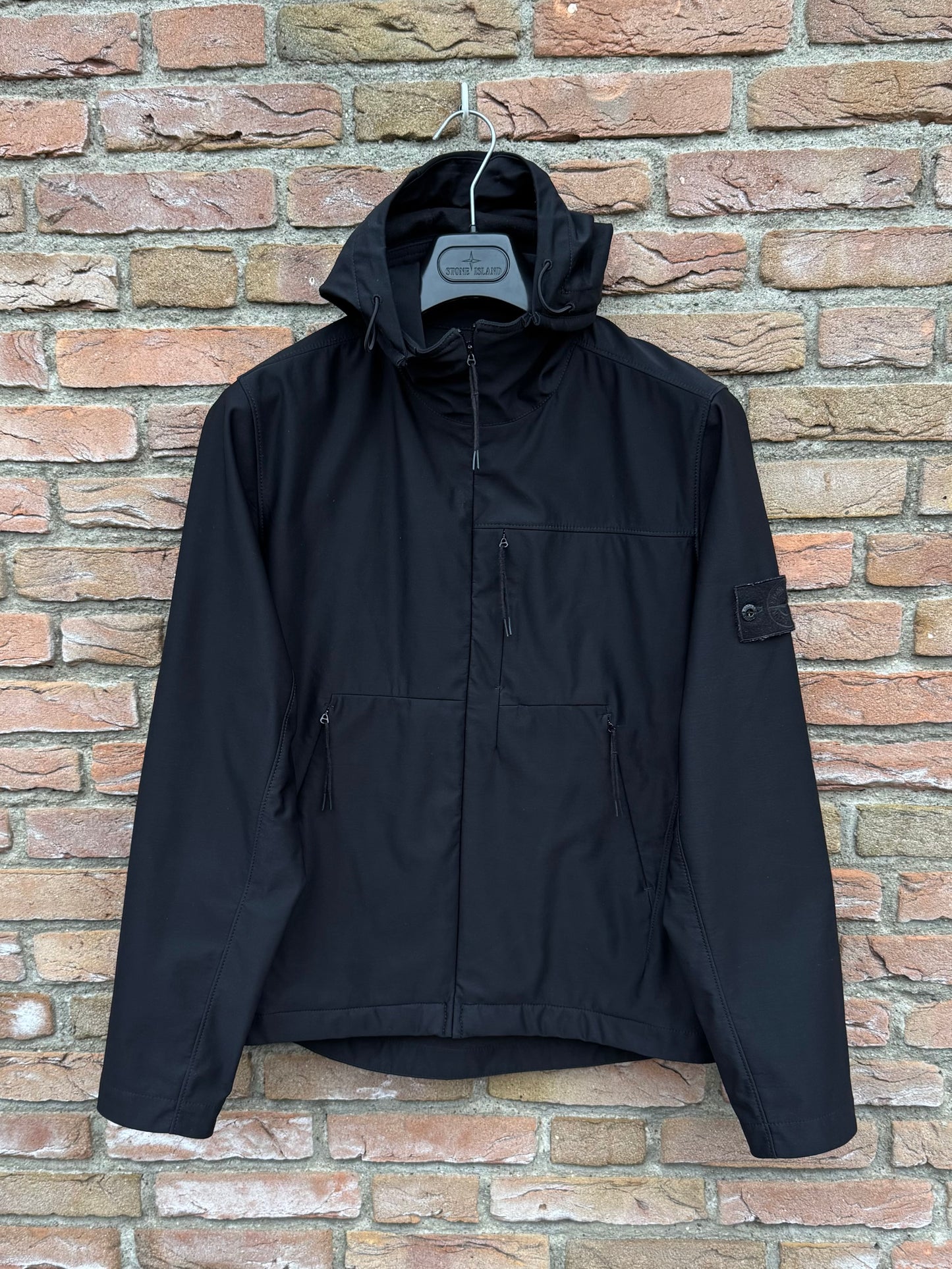 Stone Island Nylon Cotton 3L Ghost Jacke - S