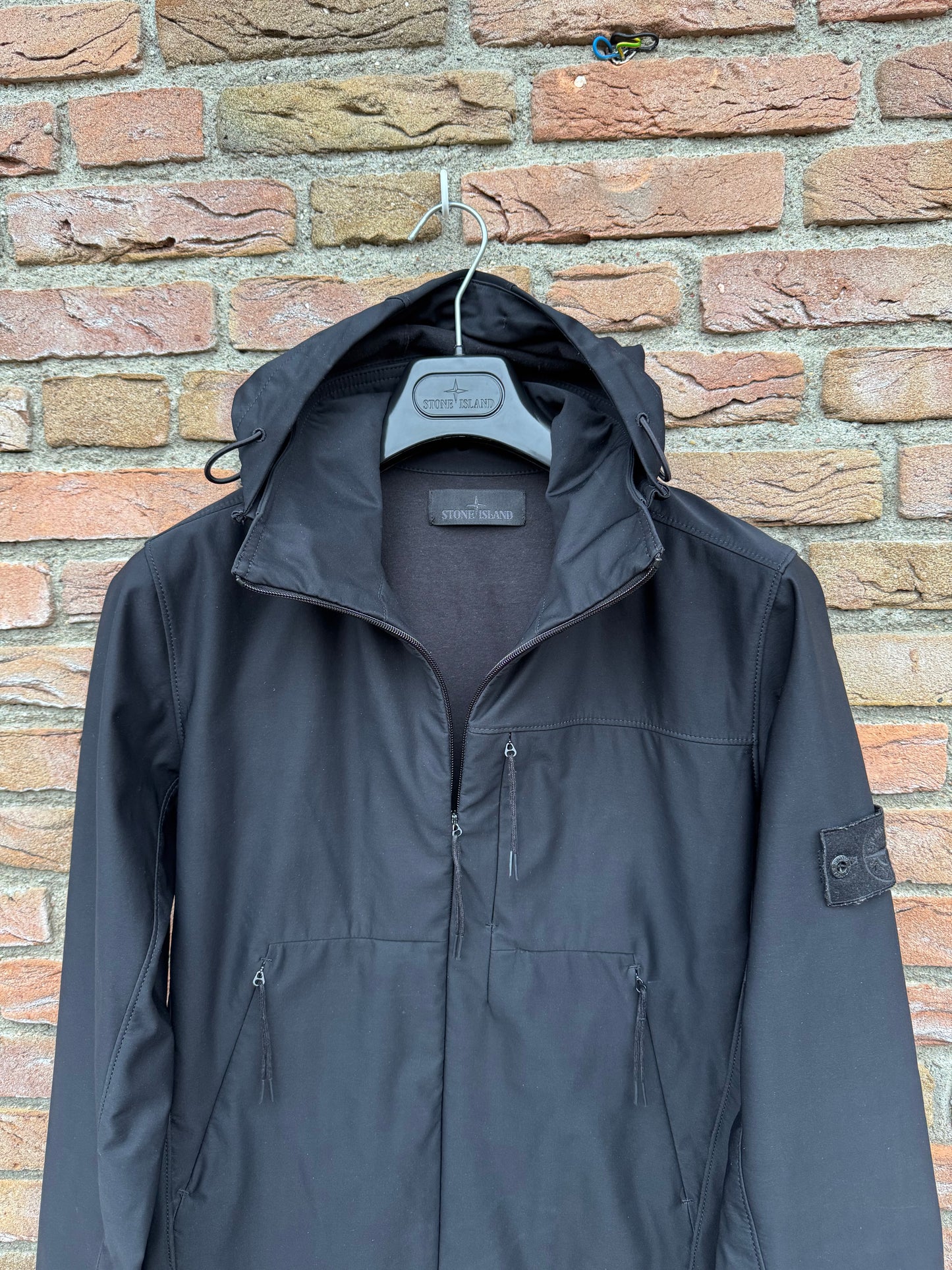 Stone Island Nylon Cotton 3L Ghost Jacke - S