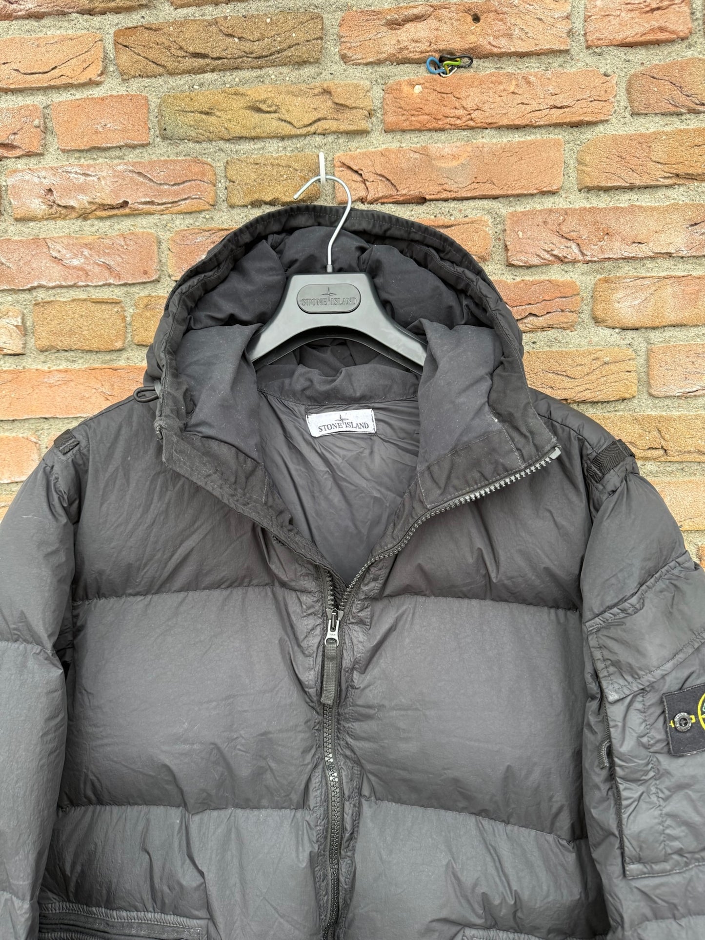 Stone Island Garment Dyed Crinkle Reps R-NY Down Jacket - XL