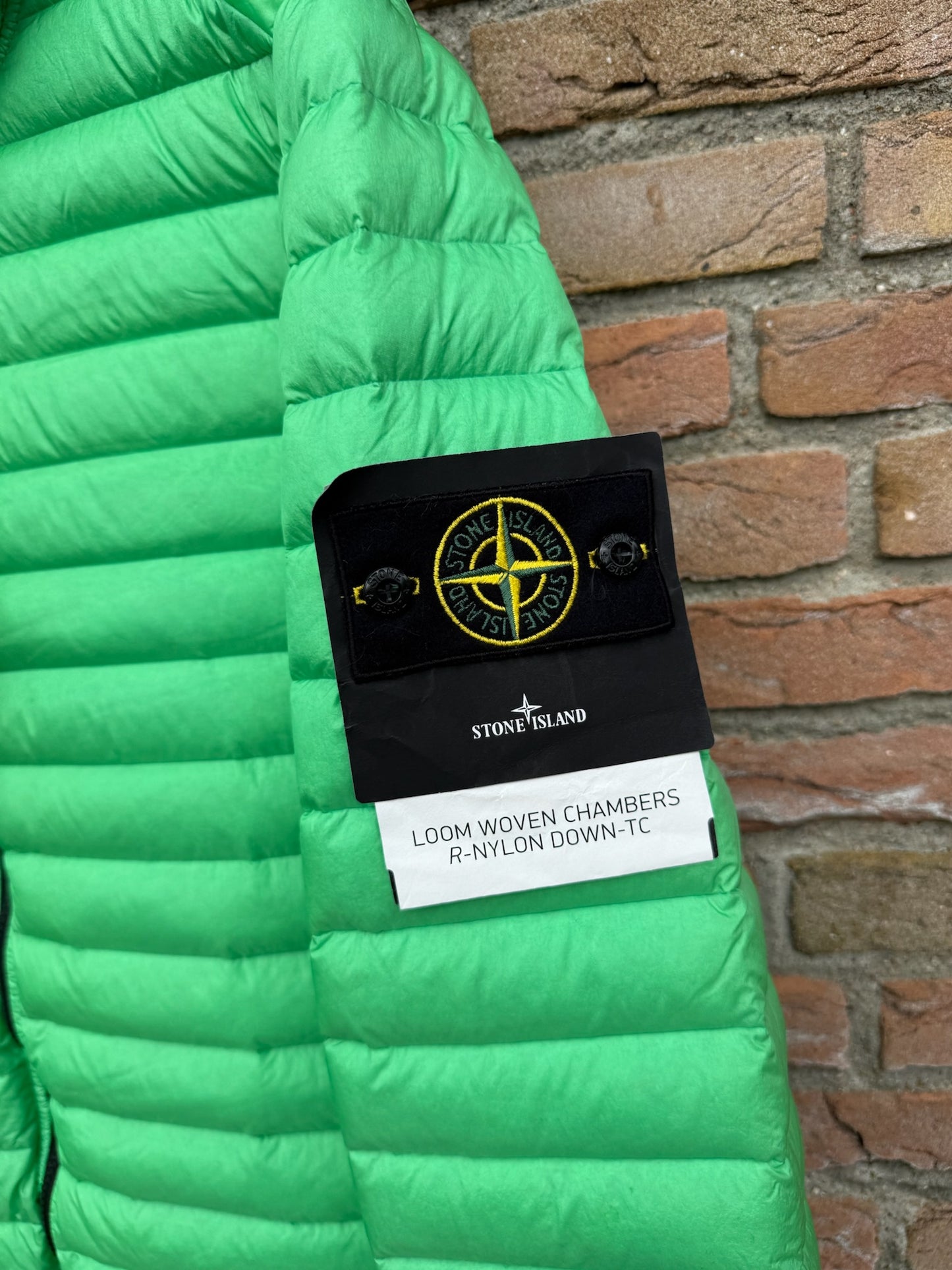 Stone Island Loom Woven Chambers R-Nylon Down-TC Jacket - L