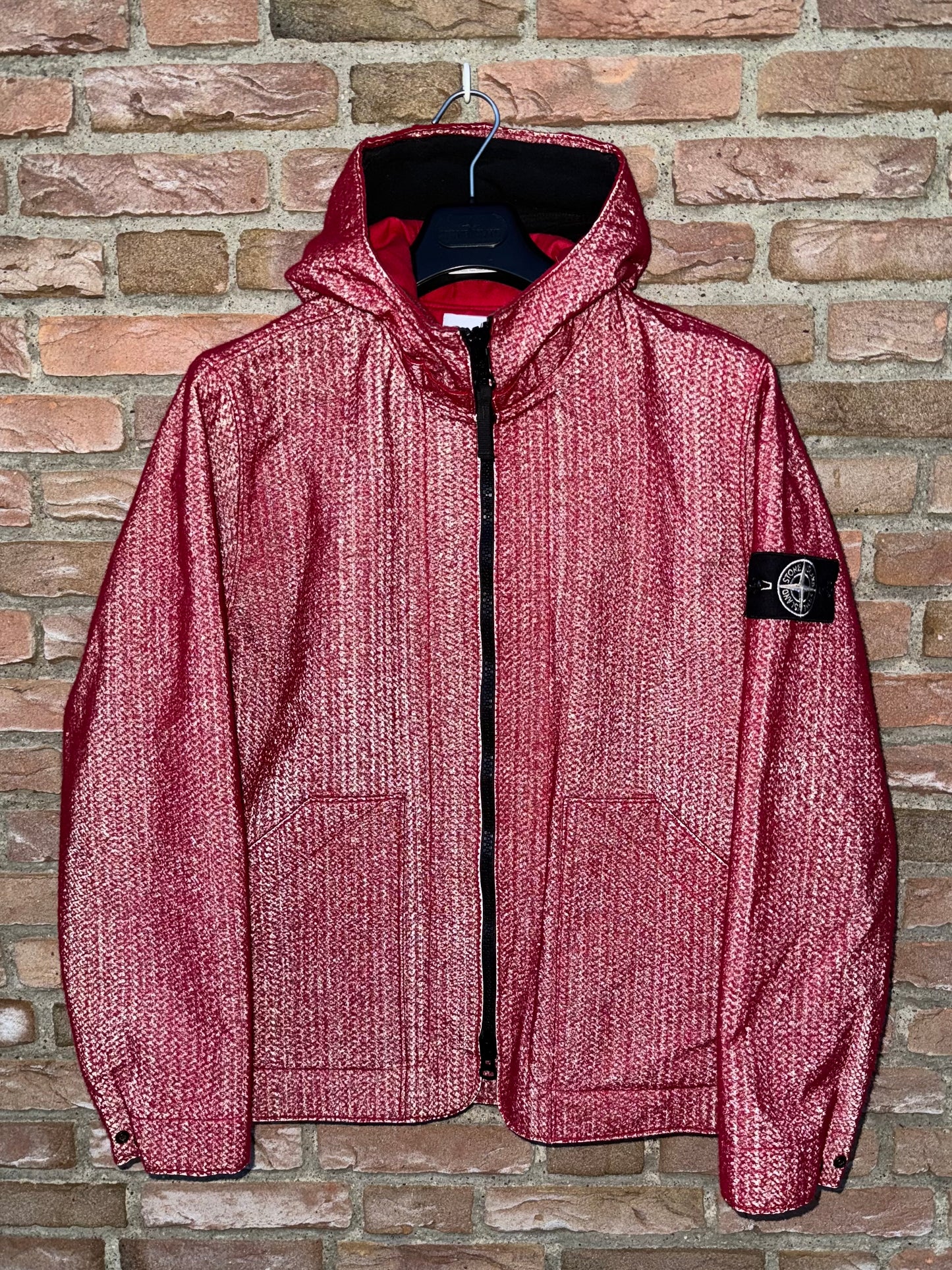 Stone Island Needle Punched Reflective Jacket - M