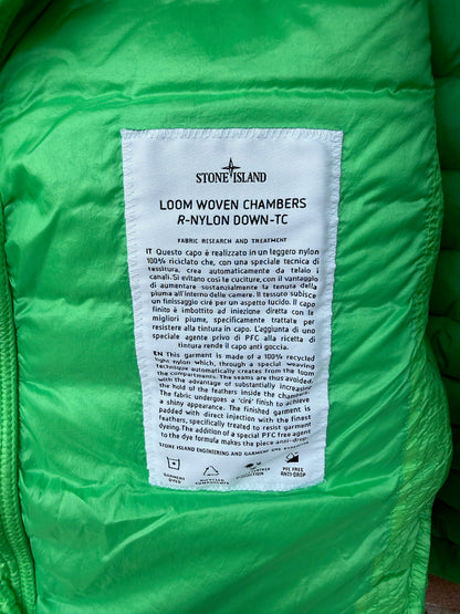 Stone Island Loom Woven Chambers R-Nylon Down-TC Jacket - L