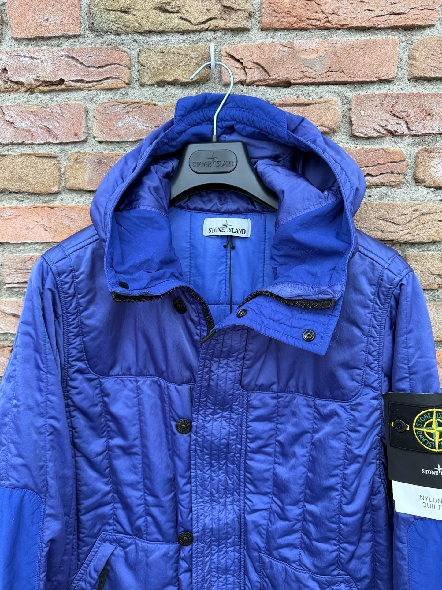 Stone Island Nylon Raso Quilted-TC Jacket - S