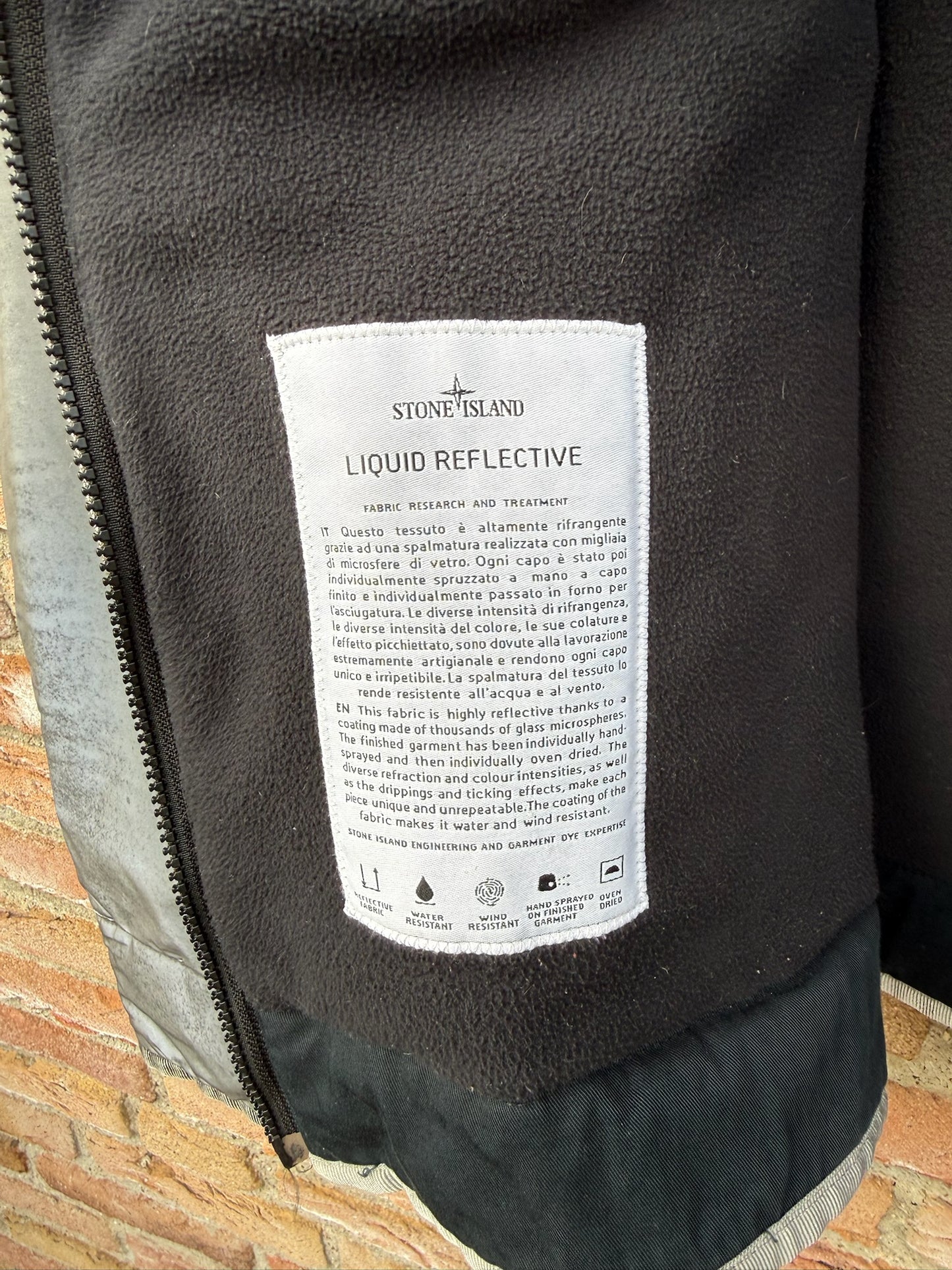 Stone Island Liquid Reflective Jacket - M