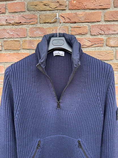 Stone Island Knit Zip Hoodie - XL