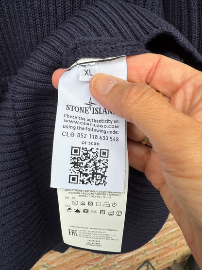 Stone Island Knit Zip Hoodie - XL