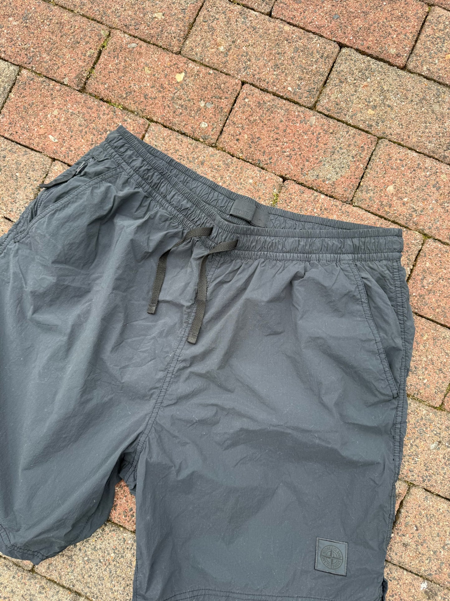 Stone Island Ghost Nylon Smerigliato Swim Shorts - XL