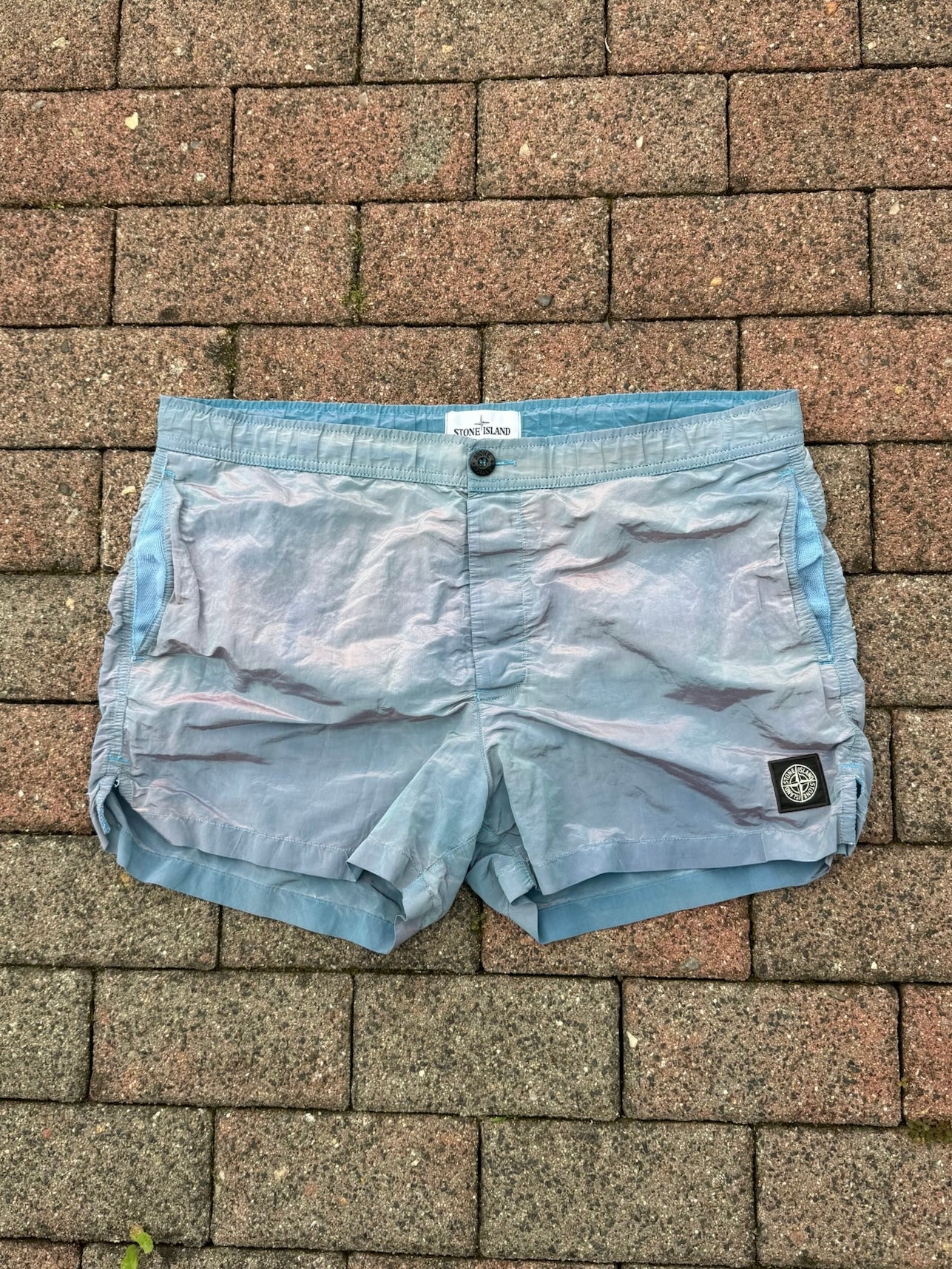 Stone Island Nylon Metal Weft Swim Shorts - XL
