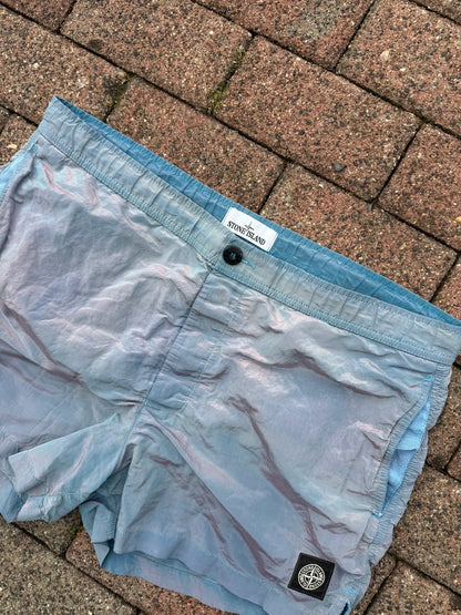 Stone Island Nylon Metal Weft Swim Shorts - XL