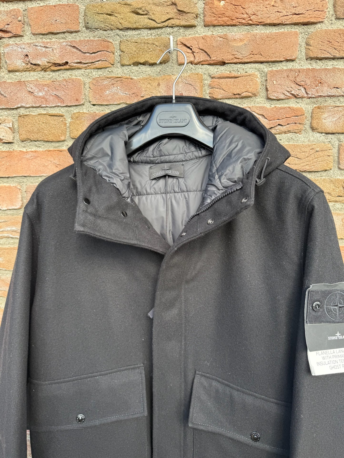 Stone Island Flanella Lana/Nylon Primaloft Ghost Jacket - XL