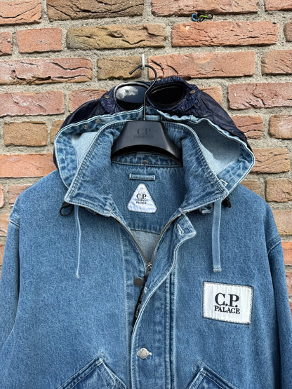 C.P. Company x Palace Denim Goggle Jacket - L