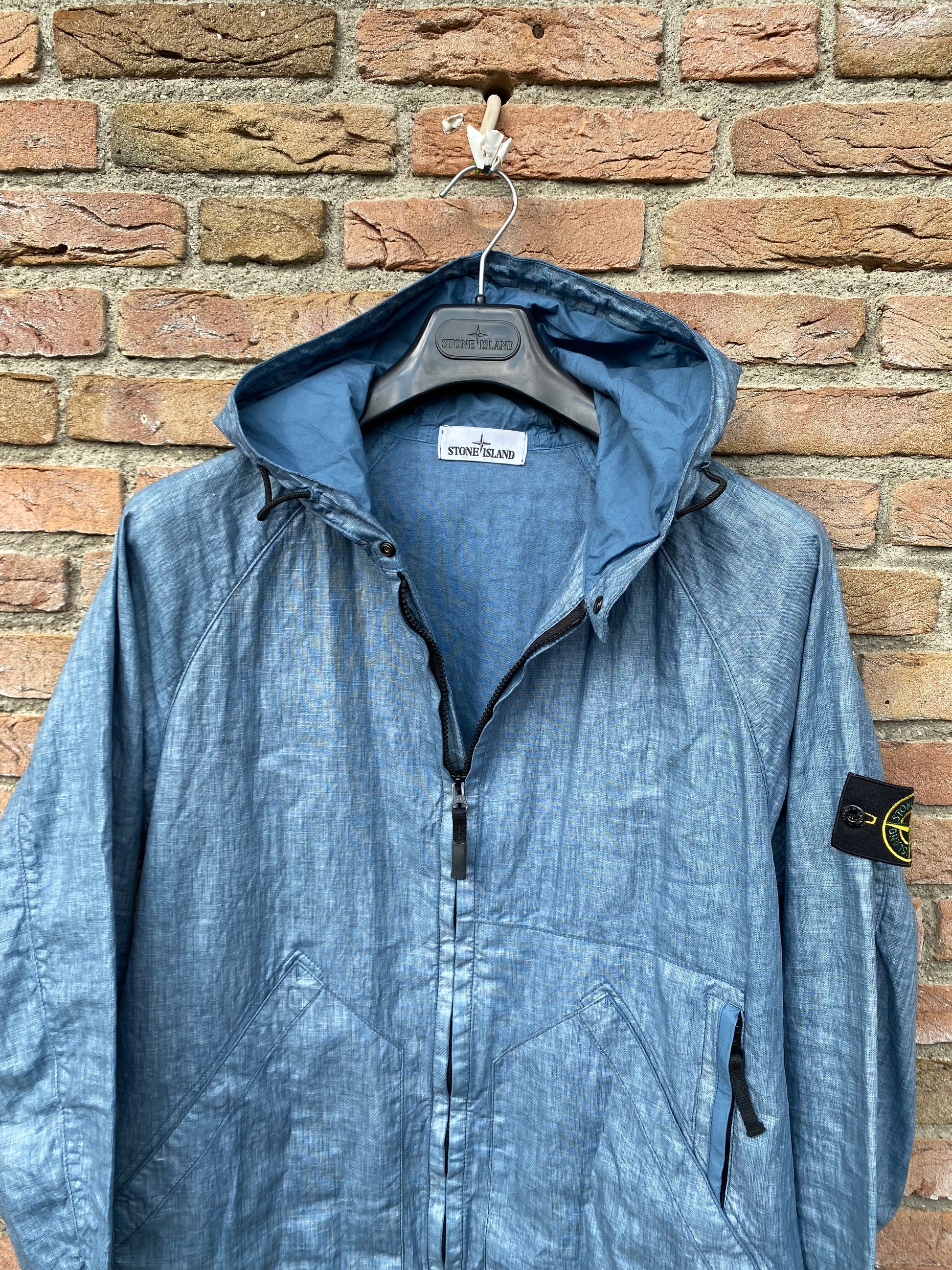 Lino Flax Jacket Lino Nylon Stone Island Lino Resin Jacket Stone